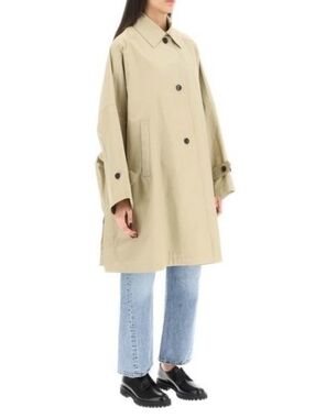 TOTEME OVERSIZED GABARDINE CAR COAT